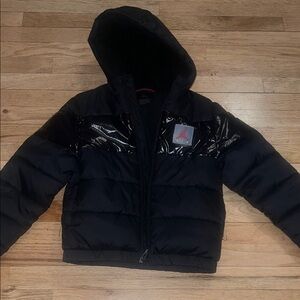 Kids Black Puffer Jacket